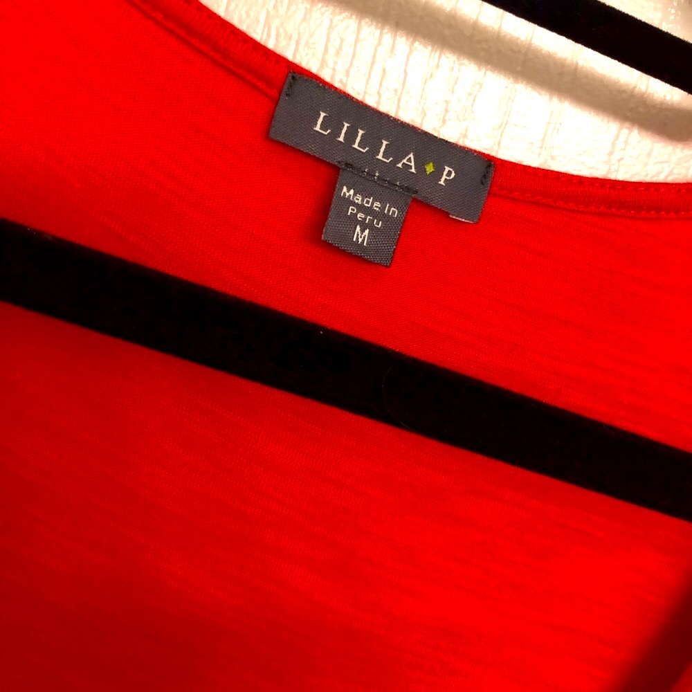 Red cotton dress